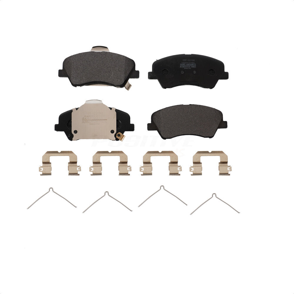 Front Semi-Metallic Disc Brake Pads PPF-D2190 For Hyundai Accent Kia Rio