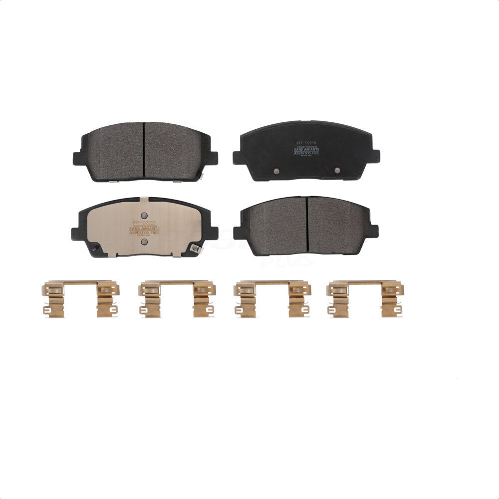 Front Semi-Metallic Disc Brake Pads PPF-D2215 For Kia Telluride Hyundai Palisade