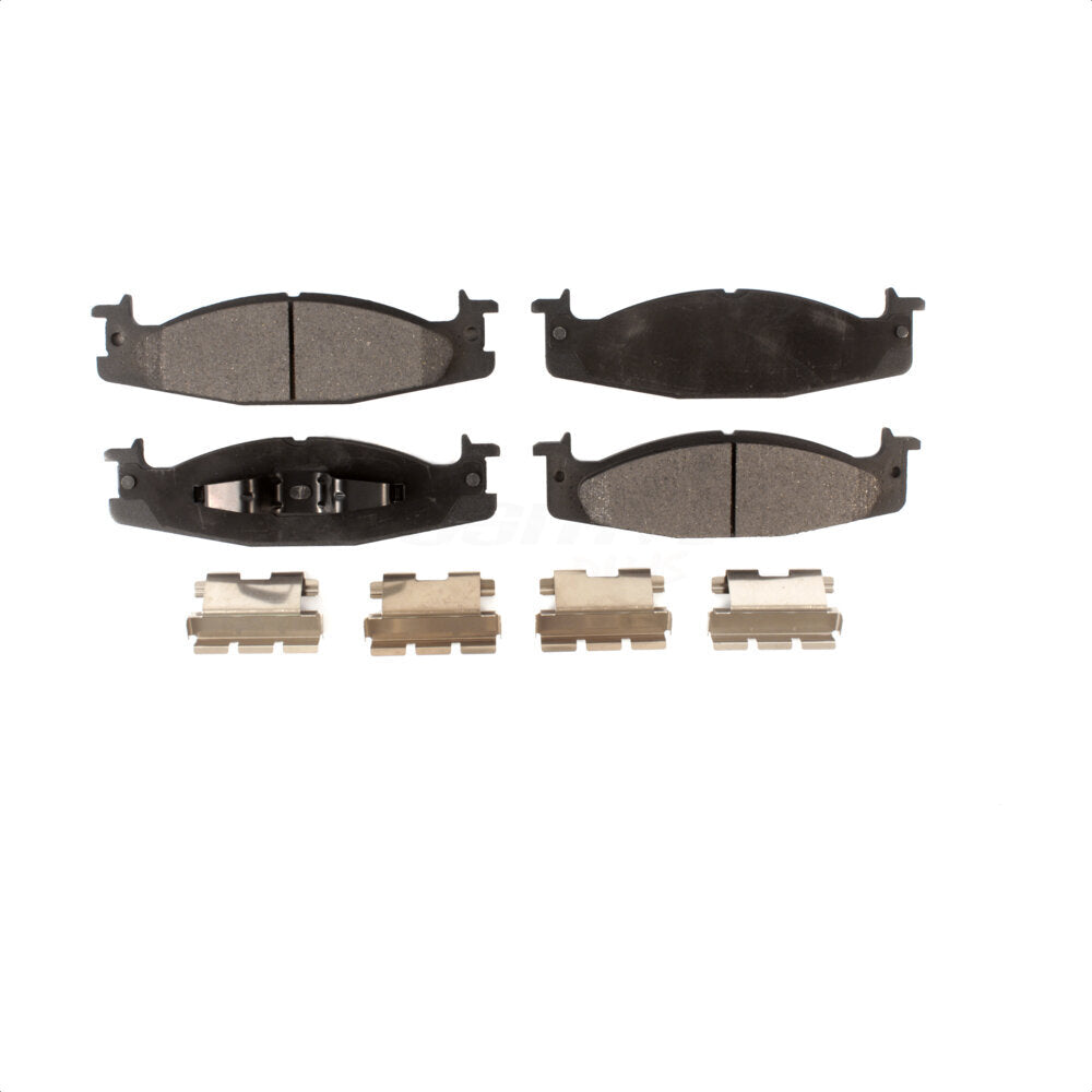 Front Semi-Metallic Disc Brake Pads PPF-D632 For Ford F-150 E-150 Econoline Bronco Club Wagon