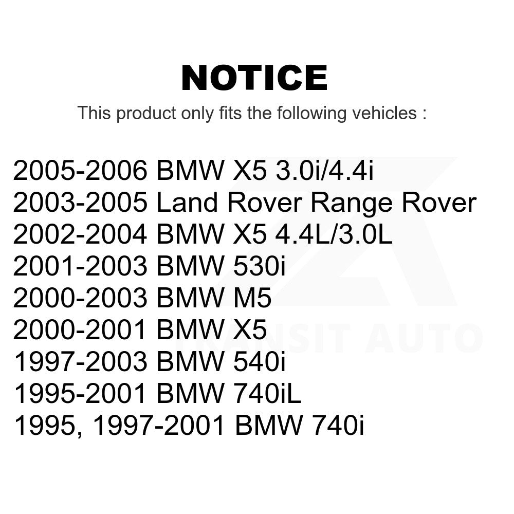 Front Semi-Metallic Disc Brake Pads PPF-D681 For BMW X5 530i 740iL 540i Land Rover Range 740i M5