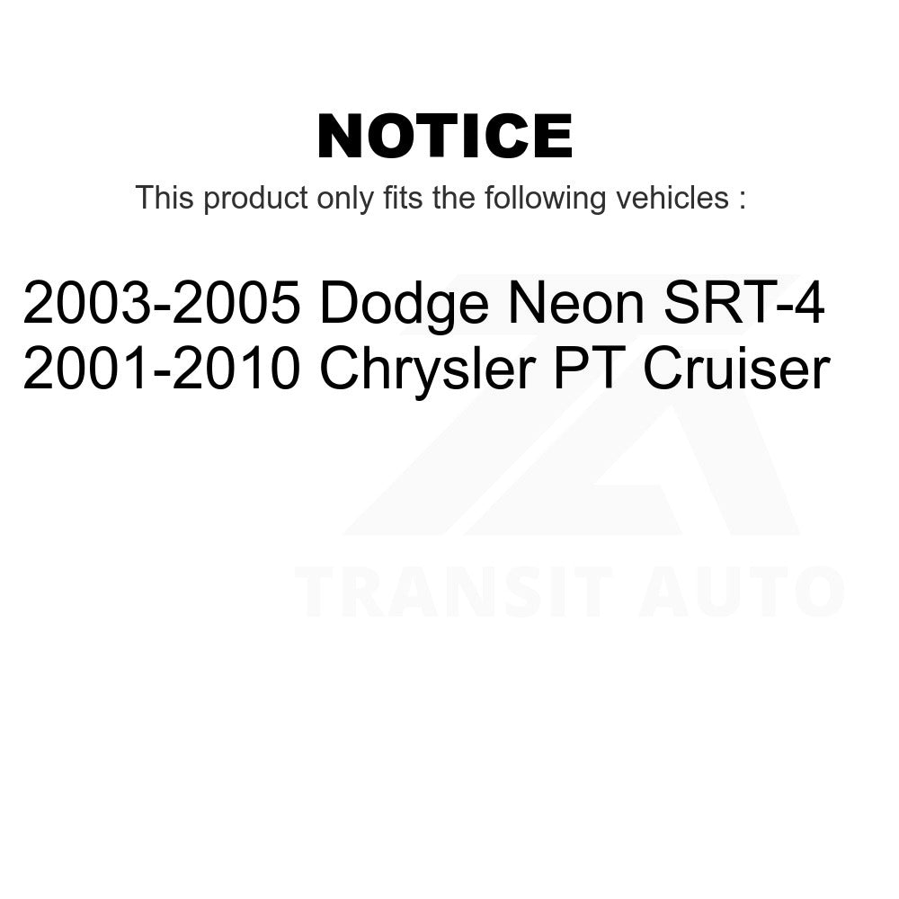 Front Semi-Metallic Disc Brake Pads PPF-D841 For Chrysler PT Cruiser Dodge Neon