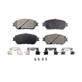 Front Semi-Metallic Disc Brake Pads PPF-D906 For Toyota Tacoma Sienna Camry Lexus Avalon Solara ES330 ES300