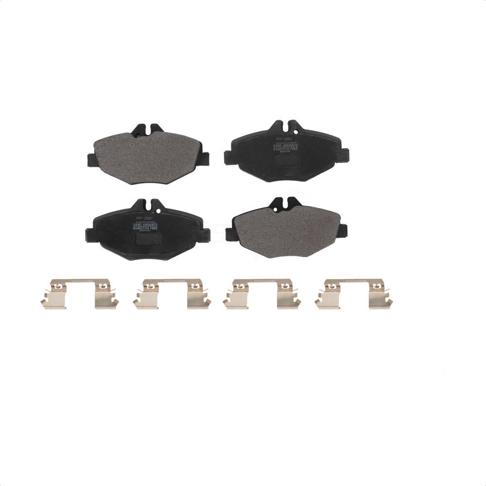Front Semi-Metallic Disc Brake Pads PPF-D987 For Mercedes-Benz E350 E320