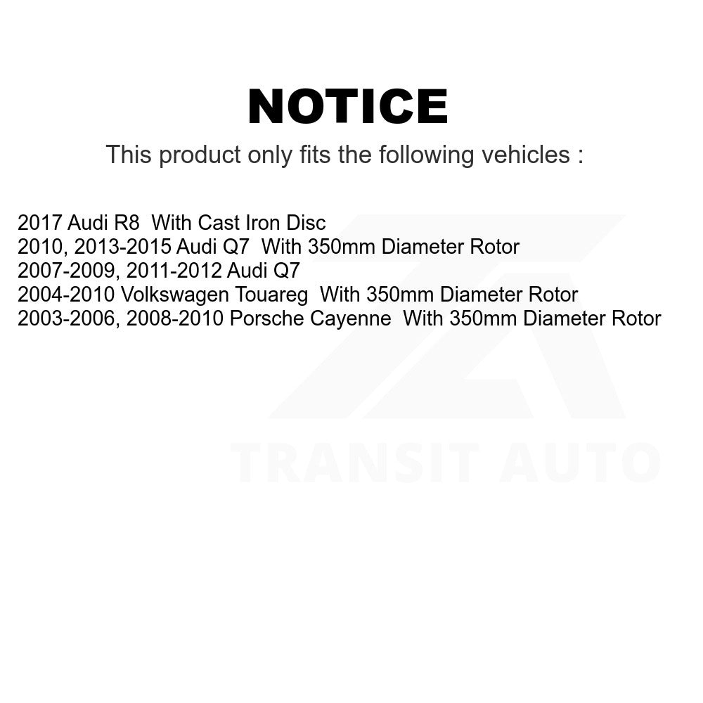 Front Semi-Metallic Disc Brake Pads SIM-1014 For Audi Q7 Porsche Cayenne Volkswagen Touareg R8