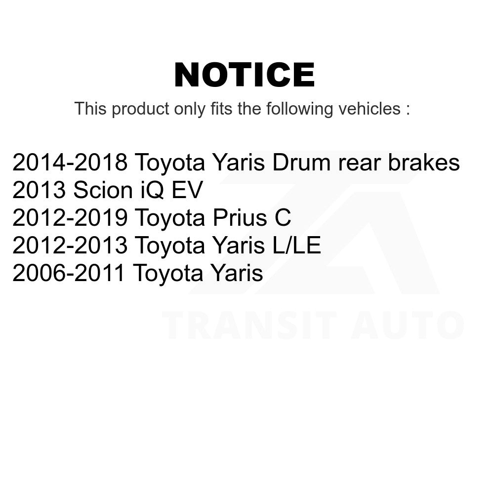 Front Semi-Metallic Disc Brake Pads SIM-1184 For Toyota Yaris Prius C Scion iQ
