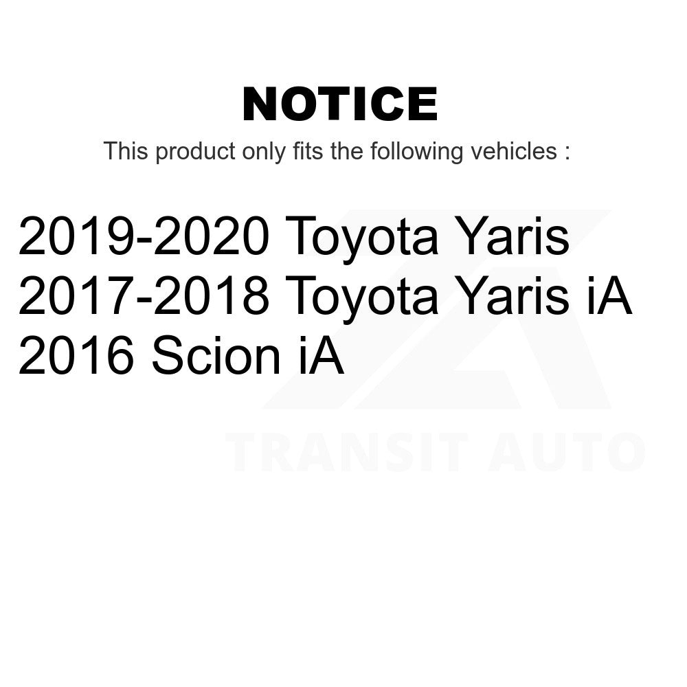 Front Semi-Metallic Disc Brake Pads SIM-1852 For Toyota Yaris iA Scion