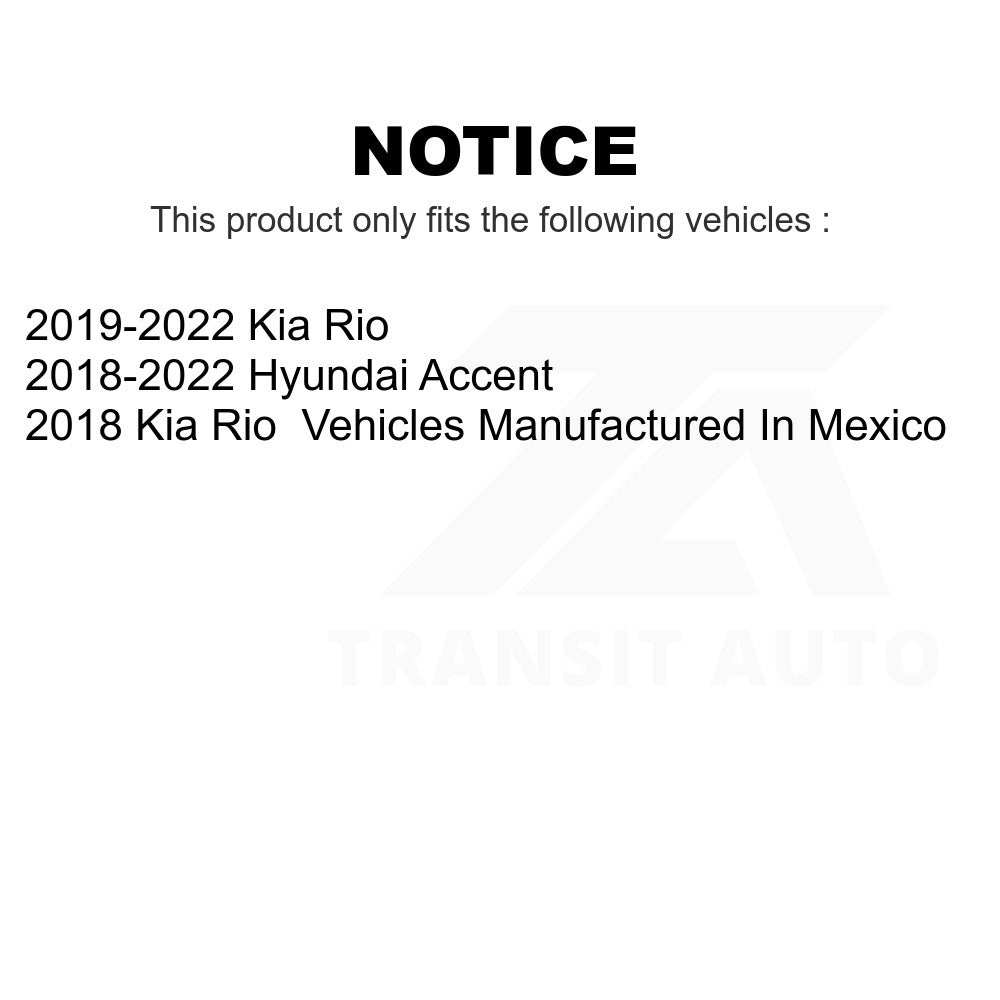 Front Semi-Metallic Disc Brake Pads SIM-2190 For Hyundai Accent Kia Rio