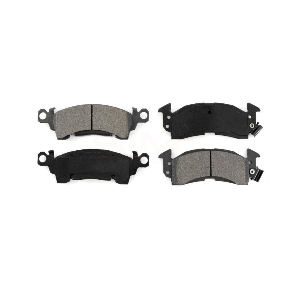 Front Semi-Metallic Disc Brake Pads SIM-52 For Chevrolet Astro GMC Caprice C10 G20 Buick K10 Safari Cadillac C1500 K20 Roadmaster C20 G2500 Oldsmobile LeSabre Fleetwood R10 Blazer Brougham Jeep K5 88
