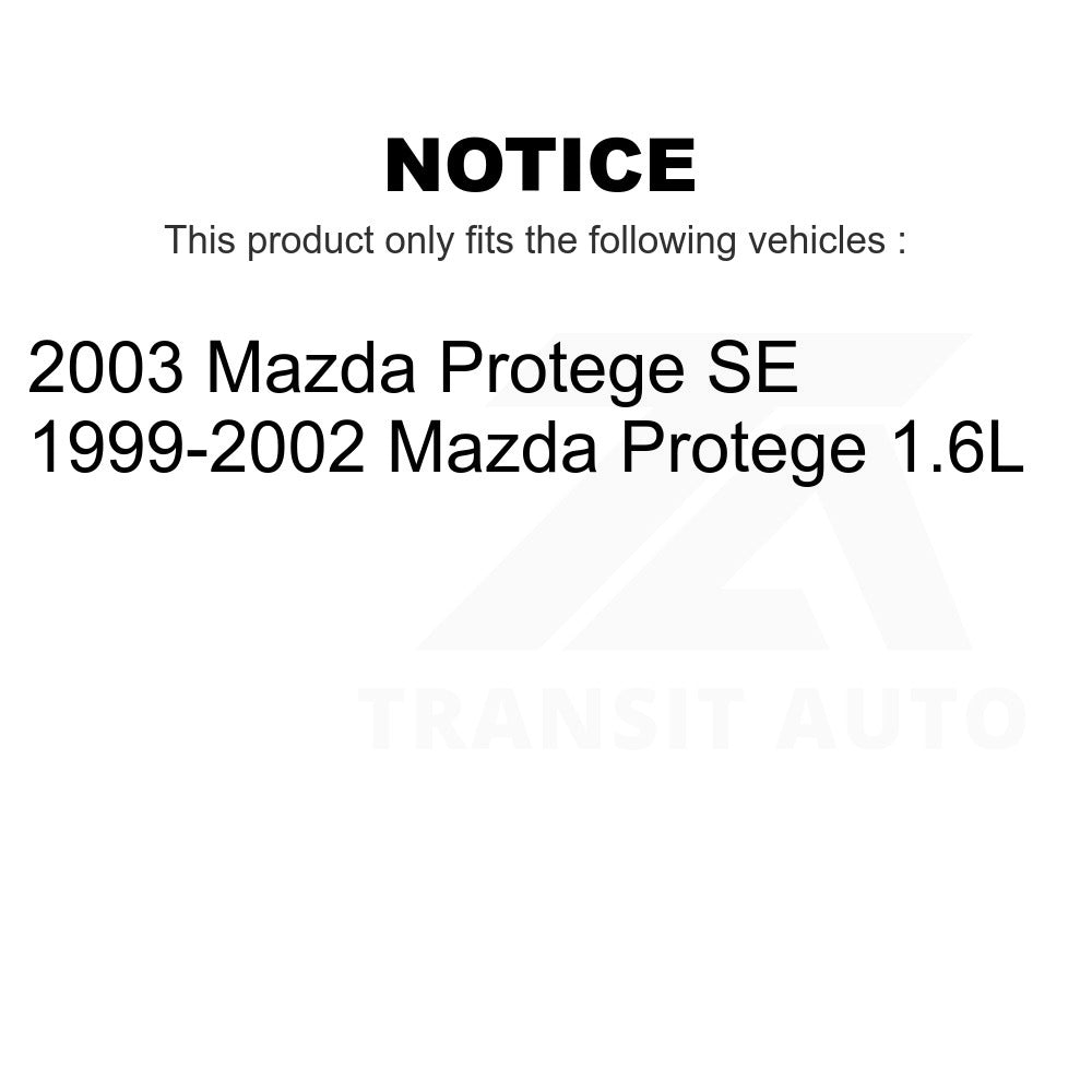 Front Semi-Metallic Disc Brake Pads SIM-798 For Mazda Protege