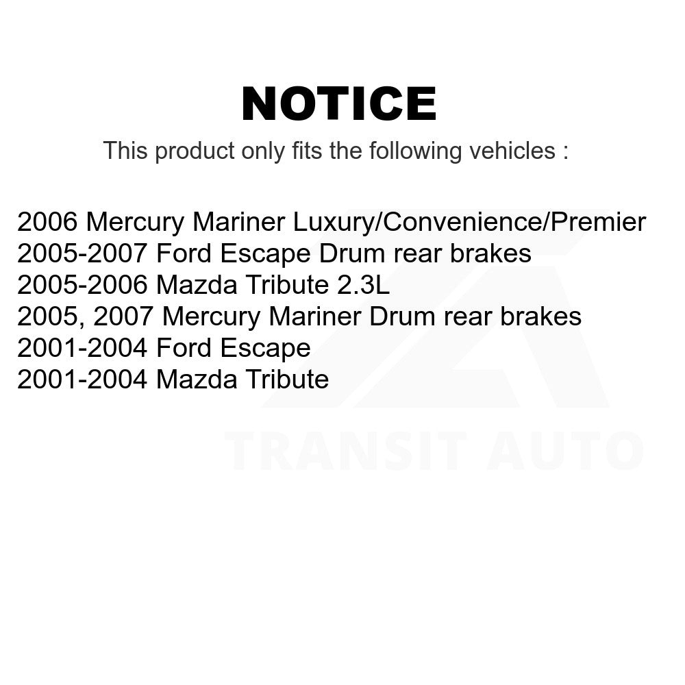 Front Semi-Metallic Disc Brake Pads SIM-843 For Ford Escape Mazda Tribute Mercury Mariner