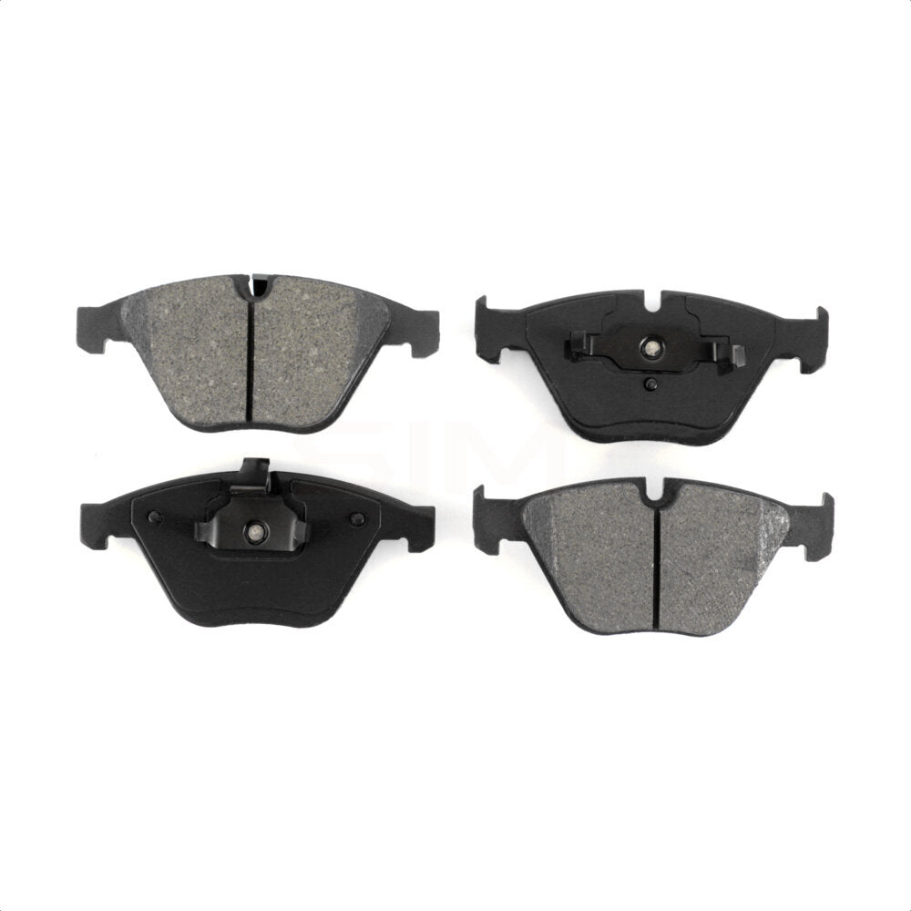 Front Semi-Metallic Disc Brake Pads SIM-918 For BMW 328i xDrive 335i X1 530i 528i 525i 750Li M3 650i 535i 745Li 328xi 530xi 550i 750i 535xi 745i Z4 645Ci 528xi 545i 335d 525xi 335xi 335is 760Li 1 M