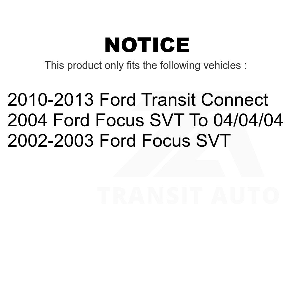 Front Semi-Metallic Disc Brake Pads SIM-970 For Ford Focus Transit Connect