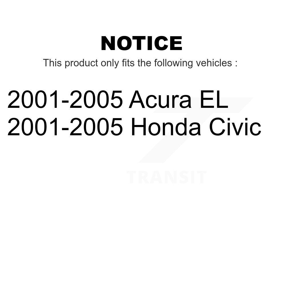 Front Steering Tie Rod End Kit For 2001-2005 Honda Civic Acura EL KTR-101889
