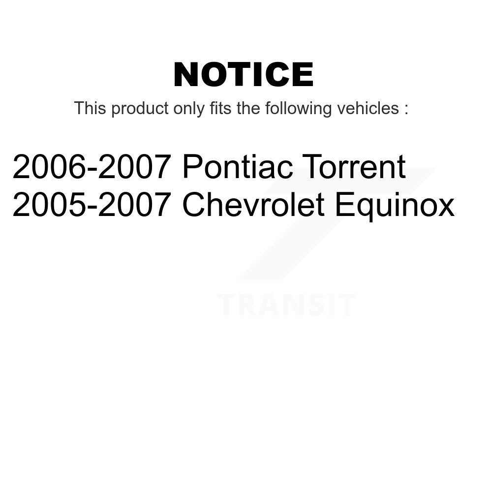 Front Steering Tie Rod End Kit For Chevrolet Equinox Pontiac Torrent KTR-101980
