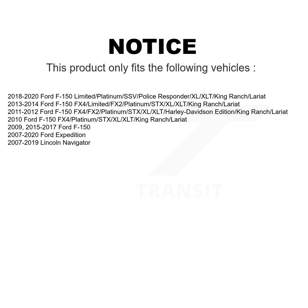 Front Steering Tie Rod End Kit For Ford F-150 Expedition Lincoln Navigator KTR-103841