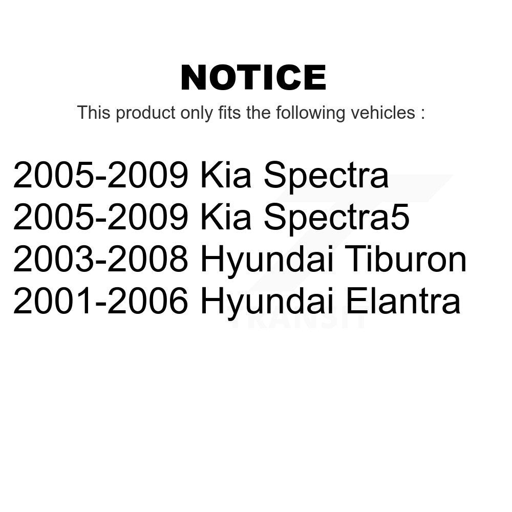 Front Steering Tie Rod End Kit For Hyundai Elantra Kia Spectra Tiburon Spectra5 KTR-101966