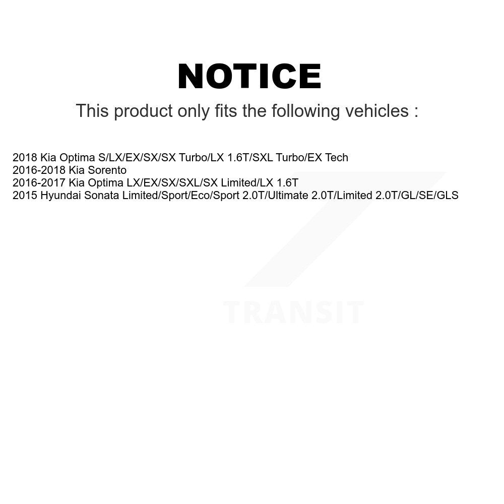 Front Steering Tie Rod End Kit For Kia Sorento Optima Hyundai Sonata KTR-103896