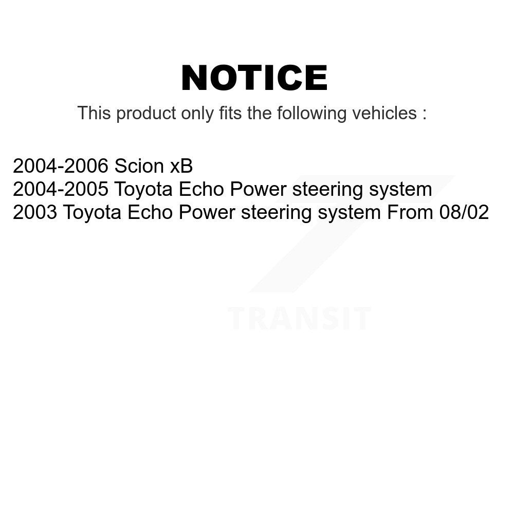 Front Steering Tie Rod End Kit For Scion xB Toyota Echo KTR-101897