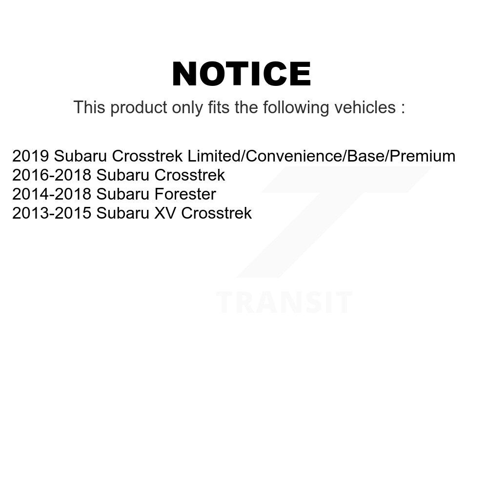Front Steering Tie Rod End Kit For Subaru Forester Crosstrek XV KTR-101959
