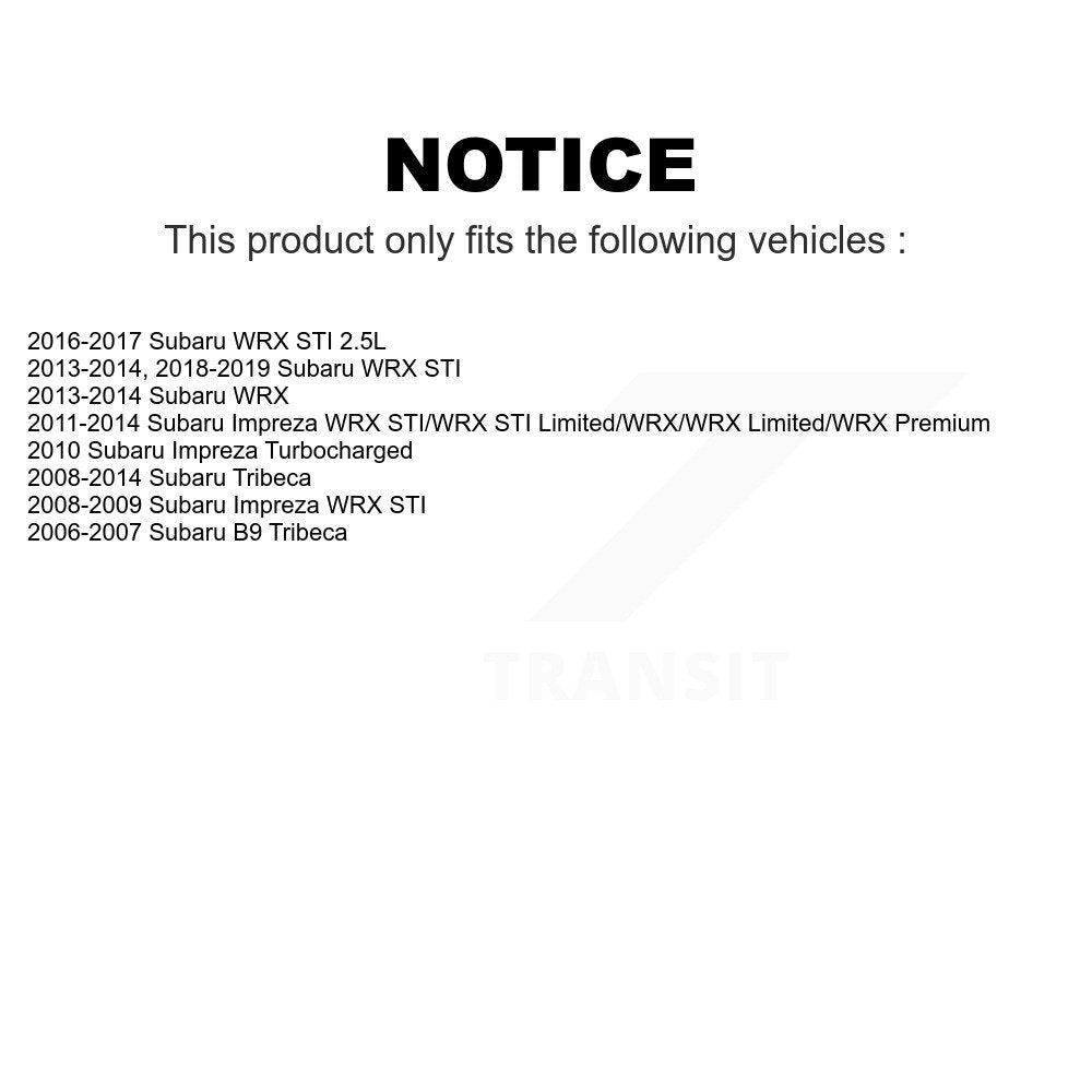 Front Steering Tie Rod End Kit For Subaru Impreza WRX STI Tribeca B9 KTR-101918