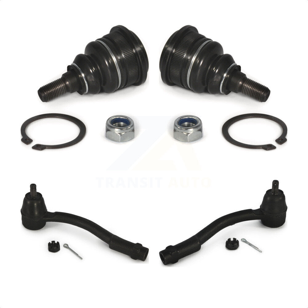 Front Suspension Ball Joint And Tie Rod End Kit For 2006 Hyundai Accent Hatchback K72-100881