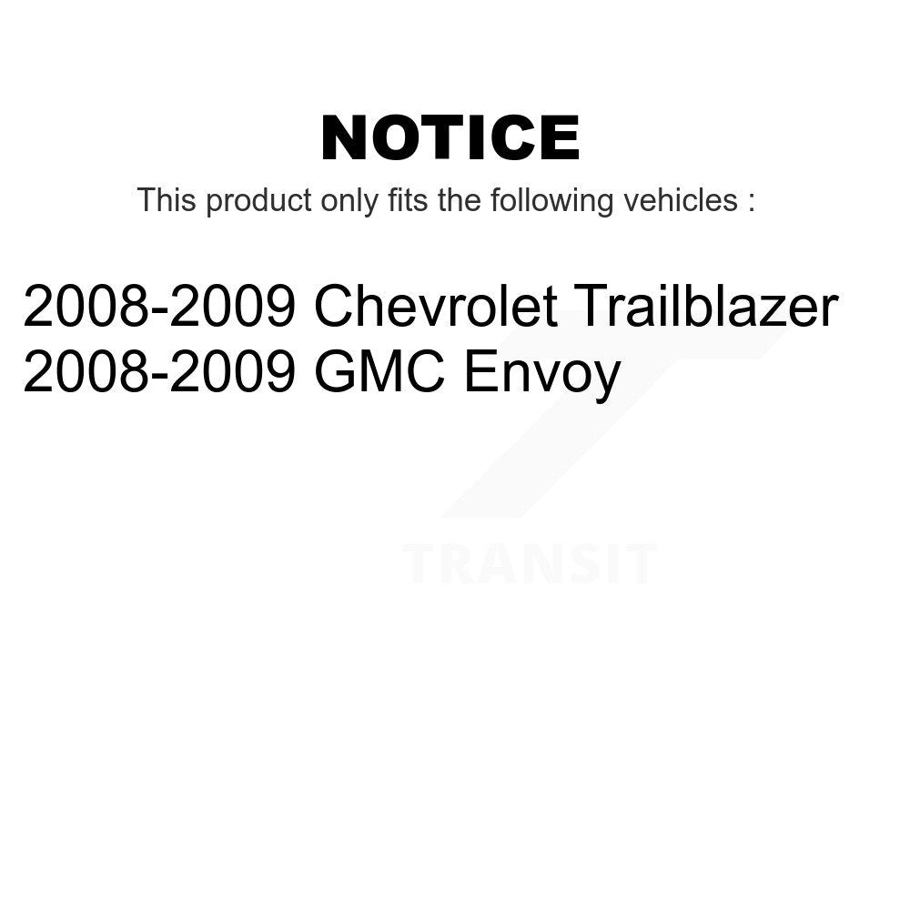 Front Suspension Ball Joint And Tie Rod End Kit For 2008-2009 Chevrolet Trailblazer GMC Envoy KTR-102454