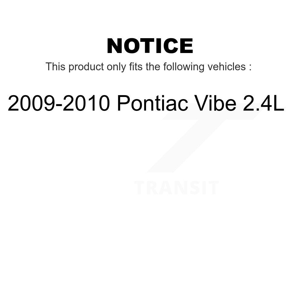 Front Suspension Ball Joint And Tie Rod End Kit For 2009-2010 Pontiac Vibe 2.4L KTR-102321