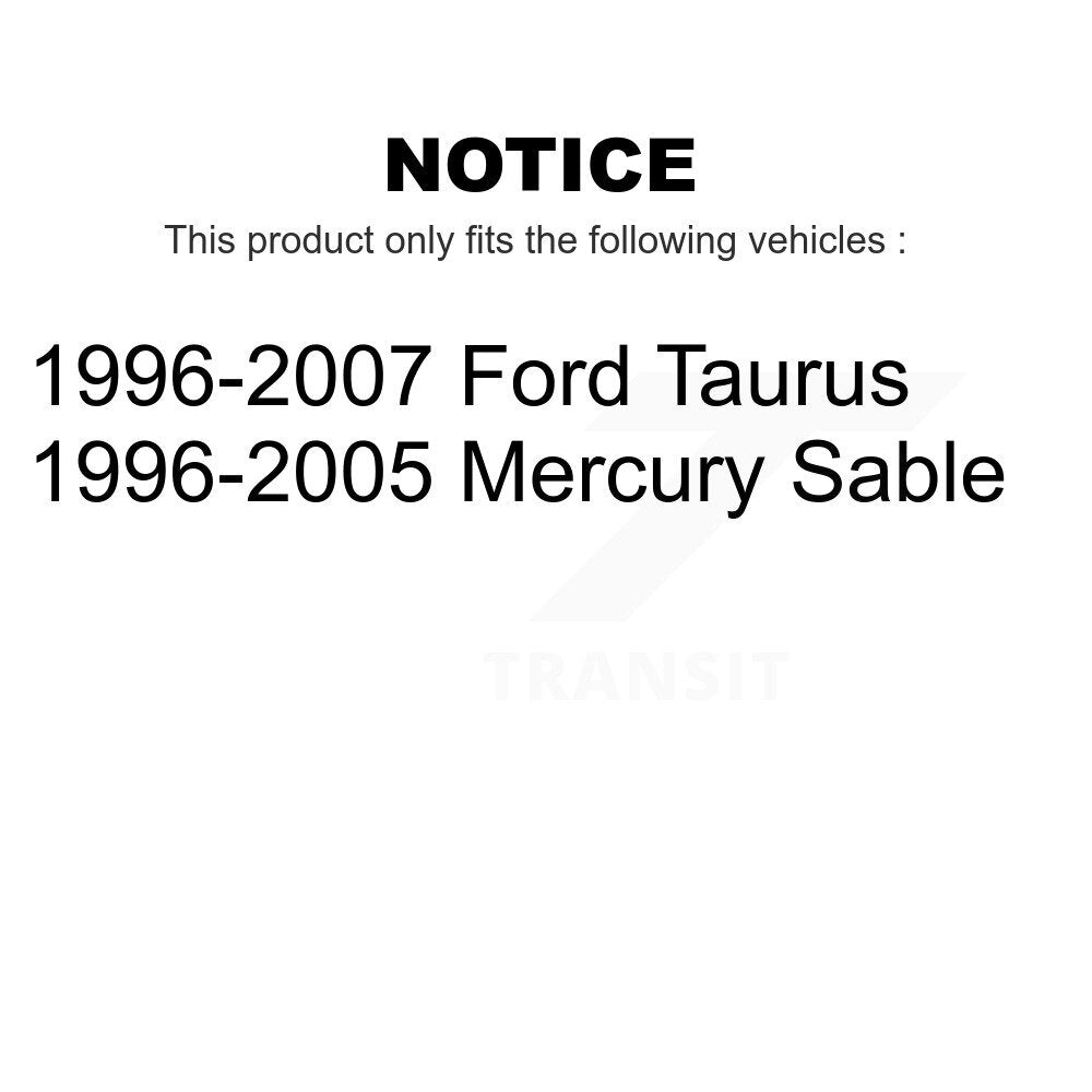 Front Suspension Ball Joint And Tie Rod End Kit For Ford Taurus Mercury Sable K72-100973