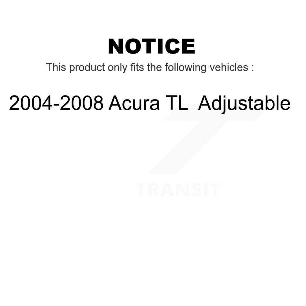 Front Suspension Ball Joints Kit For 2004-2008 Acura TL Adjustable KTR-101839