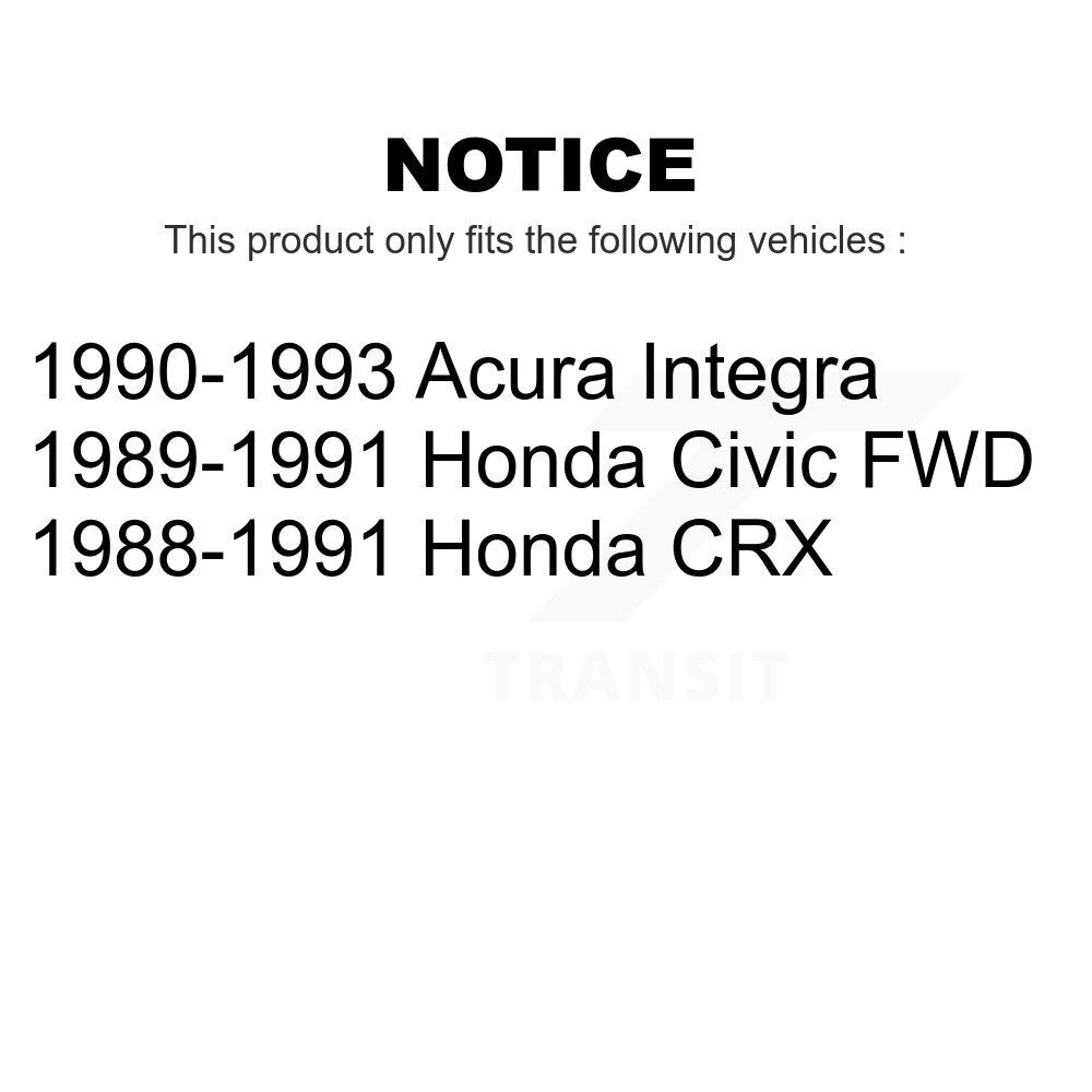 Front Suspension Ball Joints Kit For Honda Civic Acura Integra CRX KTR-101780