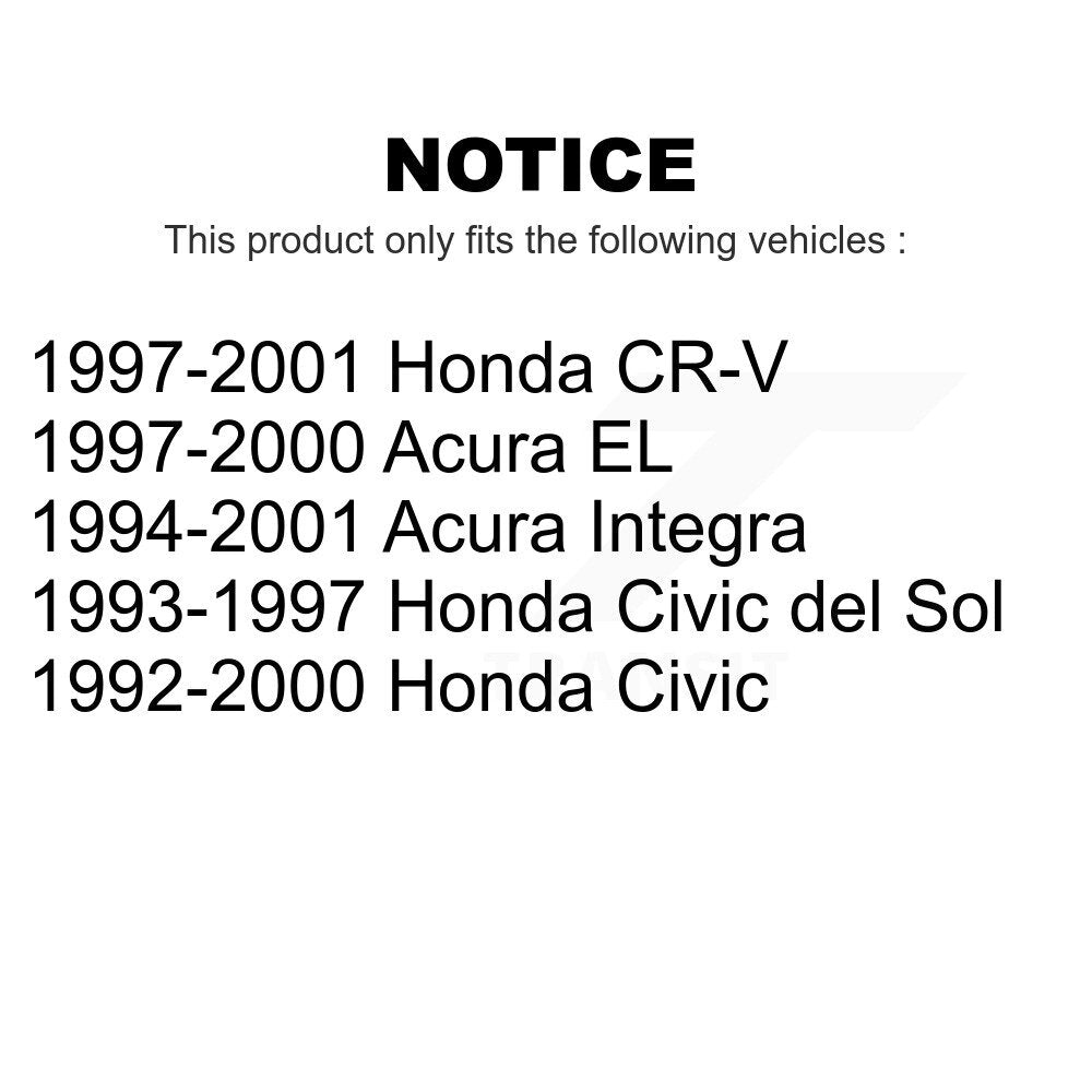Front Suspension Ball Joints Pair For Honda Civic CR-V Acura Integra del Sol EL KTR-101270