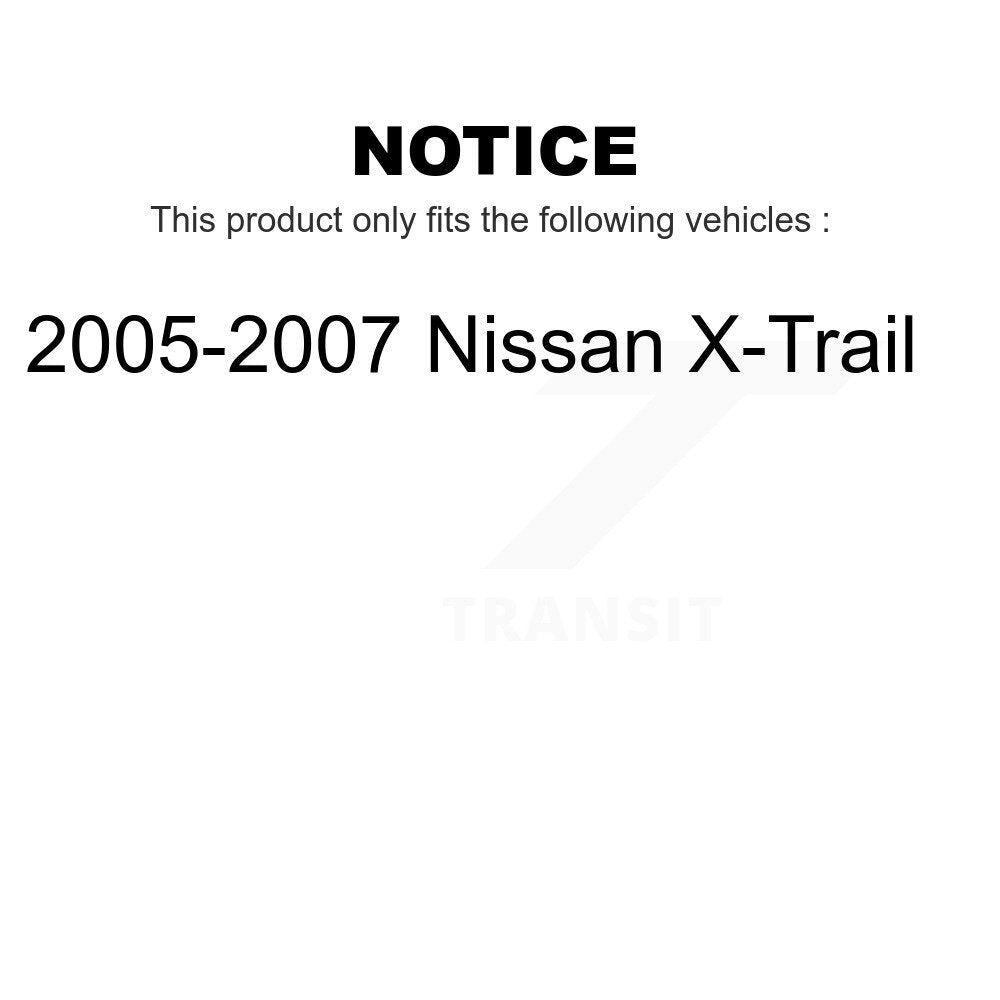 Front Suspension Control Arm And Ball Joint Assemblies Kit For 2005-2007 Nissan X-Trail K72-100631
