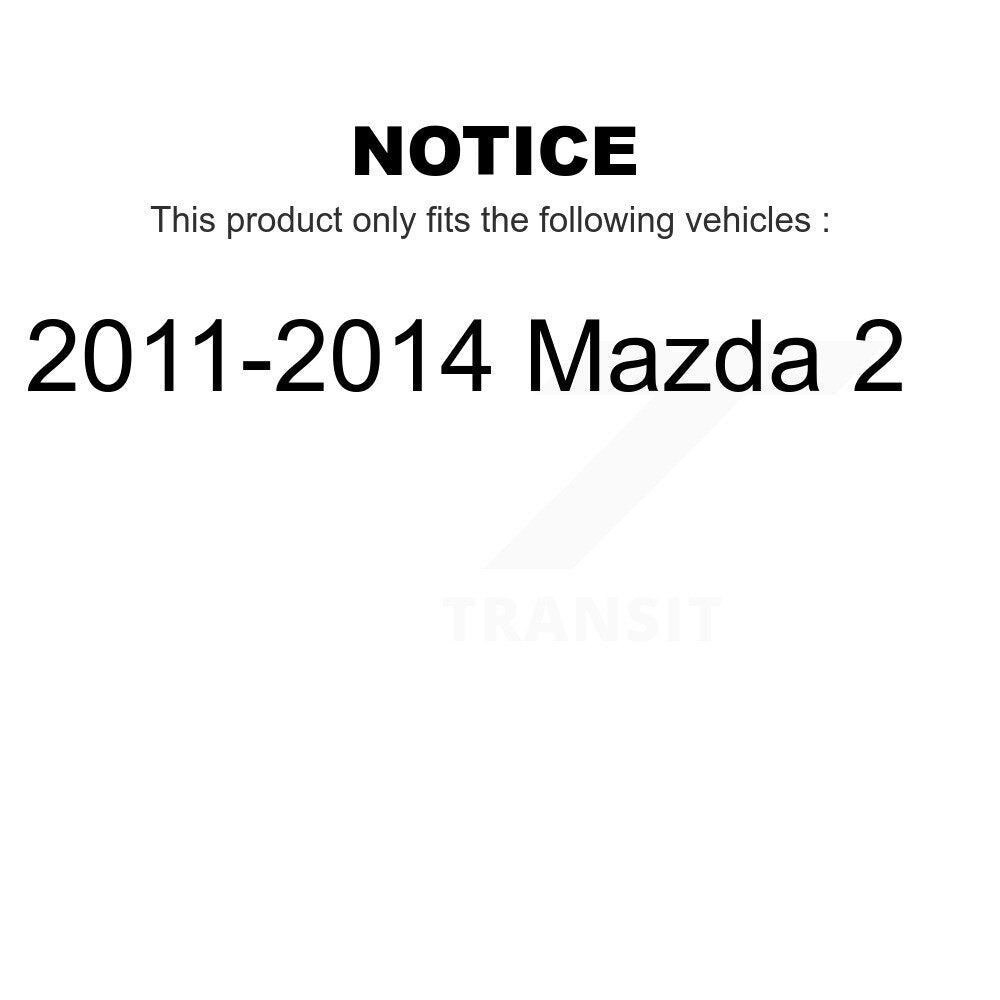 Front Suspension Control Arm And Ball Joint Assemblies Kit For 2011-2014 Mazda 2 K72-100630