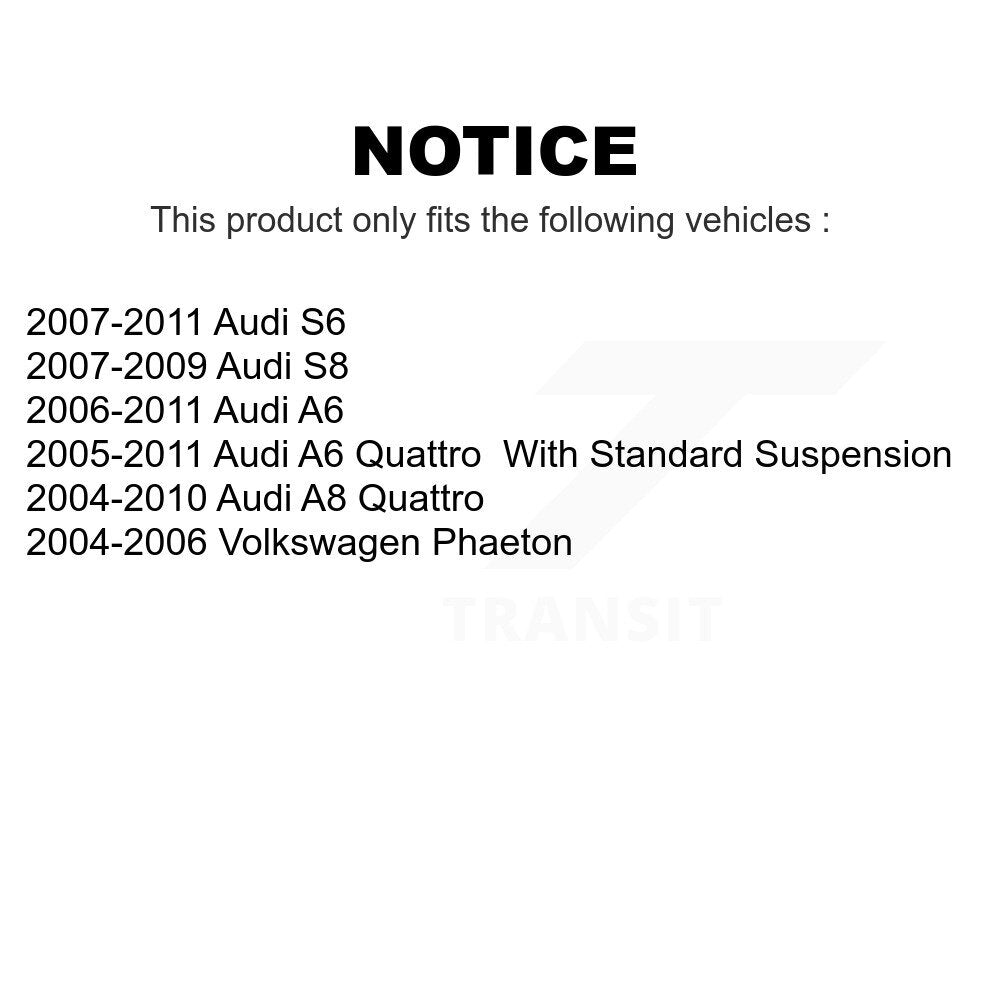 Front Suspension Control Arm And Ball Joint Assembly Kit For Audi A6 Quattro A8 Volkswagen Phaeton S6 S8 KTR-101580
