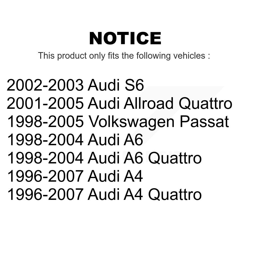 Front Suspension Control Arm And Ball Joint Assembly Kit For Audi Volkswagen Passat A4 Quattro A6 Allroad S6 KTR-101581
