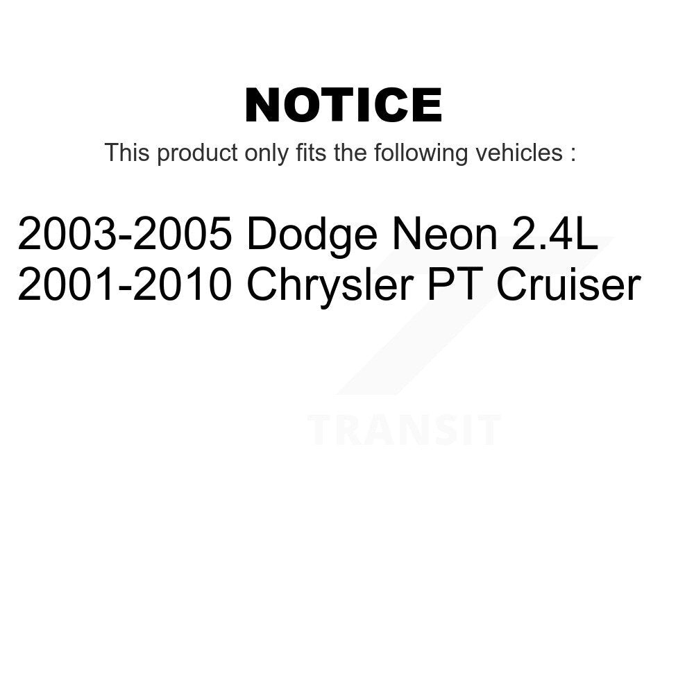 Front Suspension Control Arm And Ball Joint Assembly Kit For Chrysler PT Cruiser Dodge Neon KTR-101355