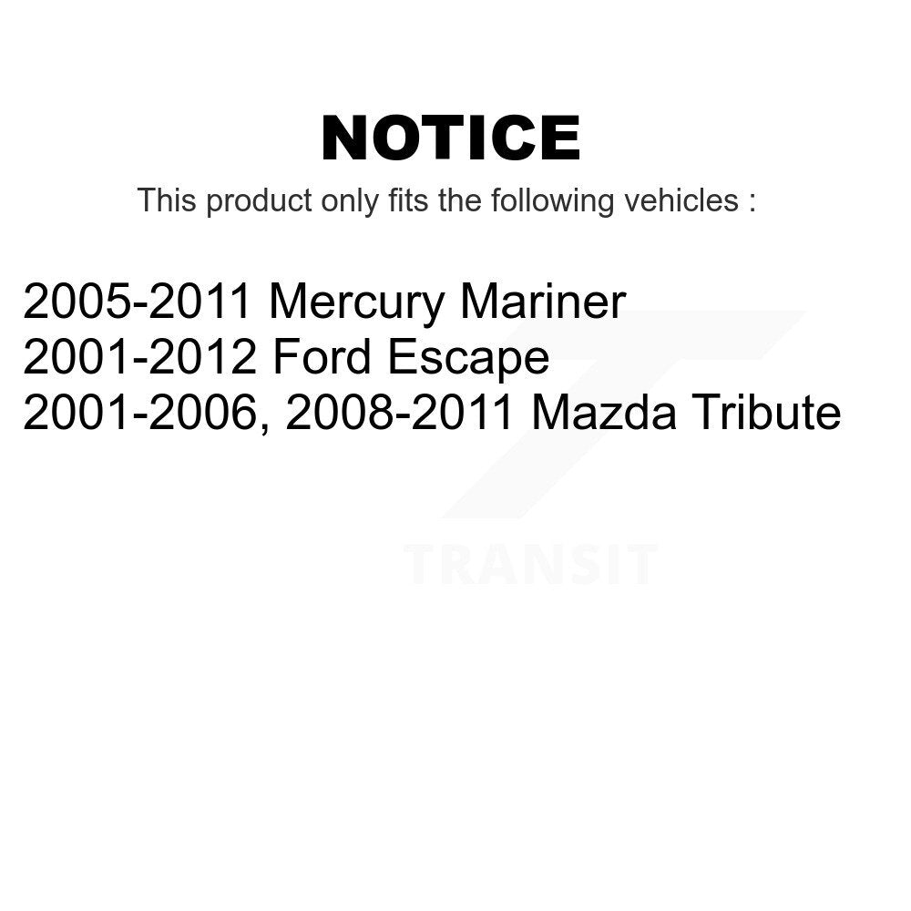 Front Suspension Control Arm And Ball Joint Assembly Kit For Ford Escape Mazda Tribute Mercury Mariner KTR-101485