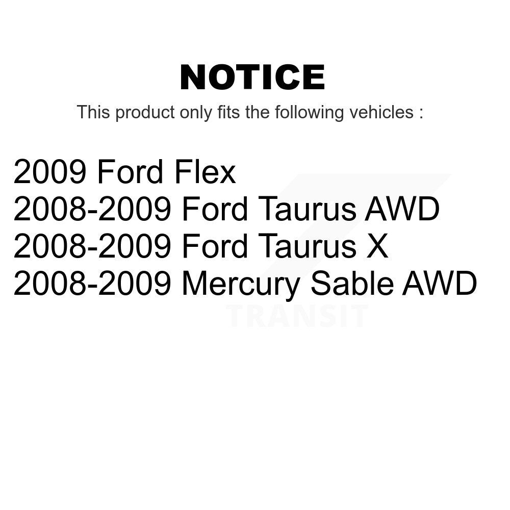 Front Suspension Control Arm And Ball Joint Assembly Kit For Ford Taurus X Flex Mercury Sable KTR-101371