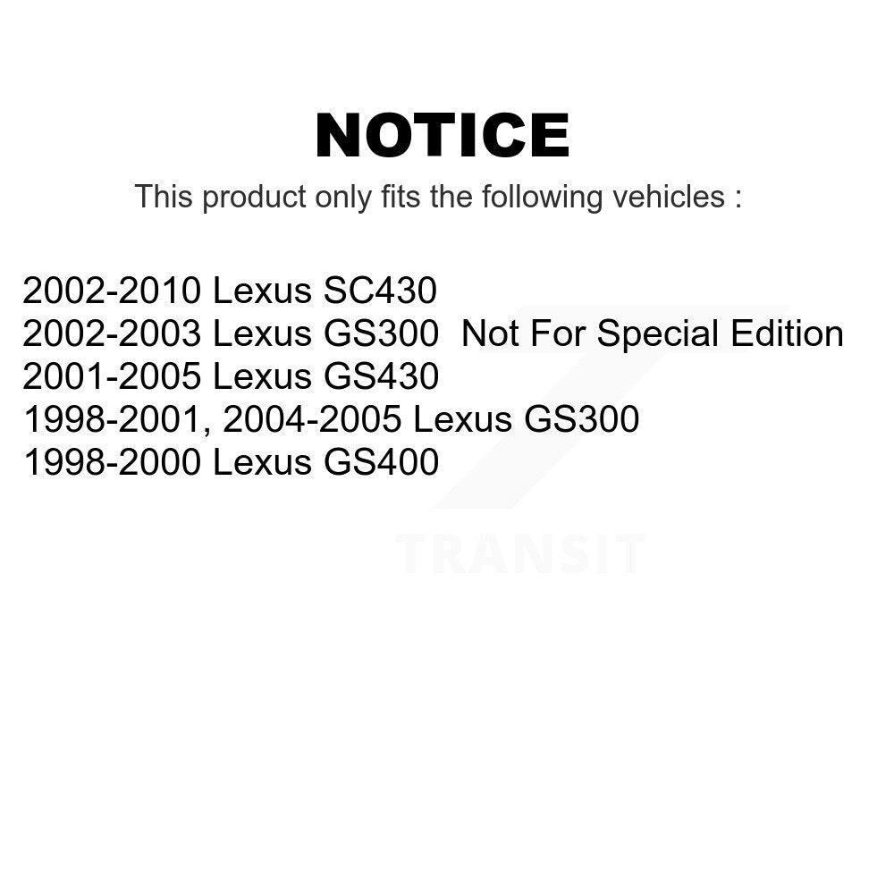 Front Suspension Control Arm And Ball Joint Assembly Kit For Lexus GS300 SC430 GS400 GS430 KTR-101504
