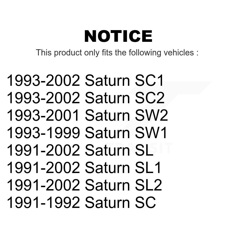 Front Suspension Control Arm And Ball Joint Assembly Kit For Saturn SL2 SL1 SC2 SL SC1 SW2 SW1 SC KTR-101353
