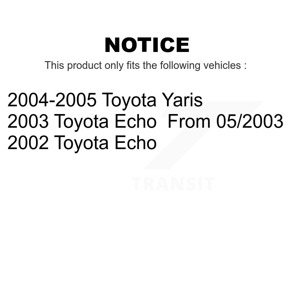 Front Suspension Control Arm And Ball Joint Assembly Kit For Toyota Echo Yaris KTR-101390