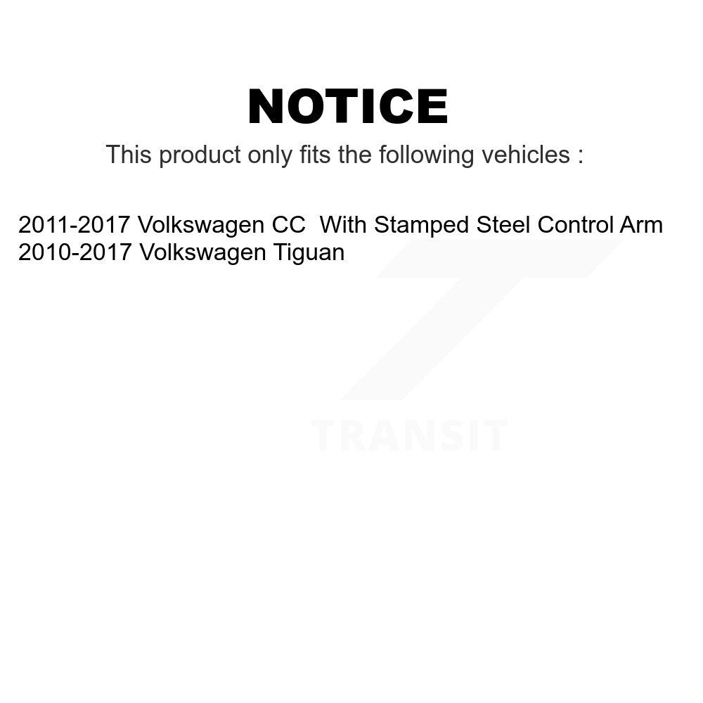 Front Suspension Control Arm And Ball Joint Assembly Kit For Volkswagen Tiguan CC KTR-101621