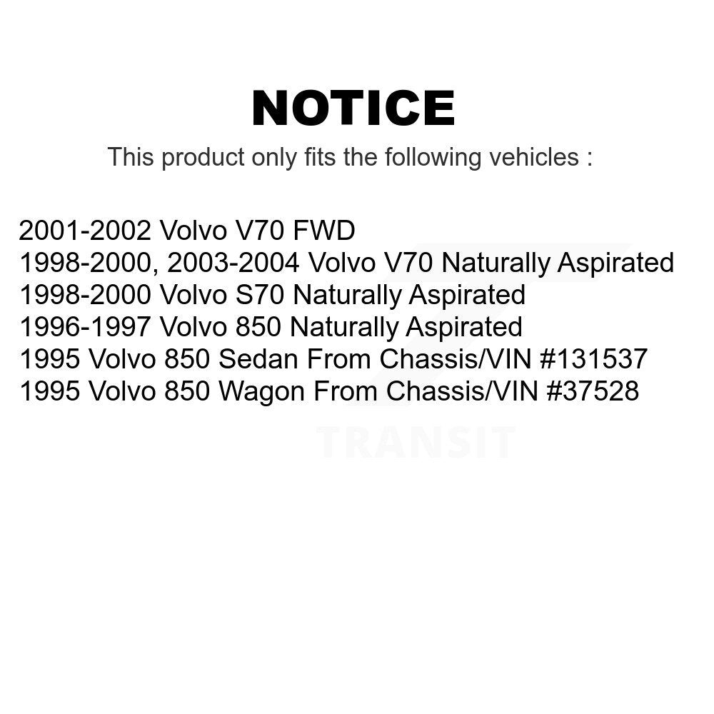 Front Suspension Control Arm And Ball Joint Assembly Kit For Volvo V70 S70 850 KTR-101369