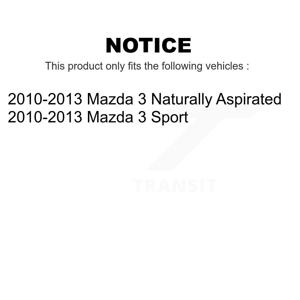 Front Suspension Control Arm And Ball Joint Assembly Link Kit For 2010-2013 Mazda 3 Sport K72-100053