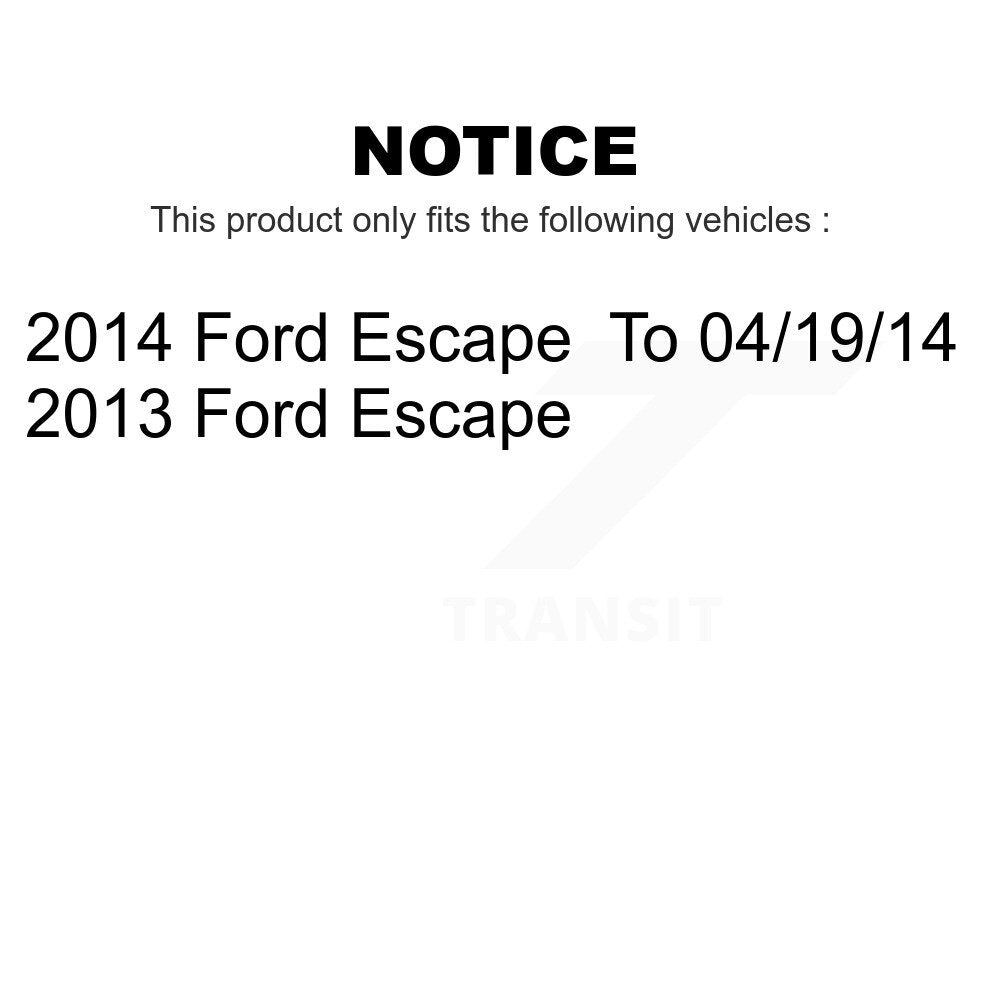 Front Suspension Control Arm And Ball Joint Assembly Link Kit For Ford Escape K72-100059