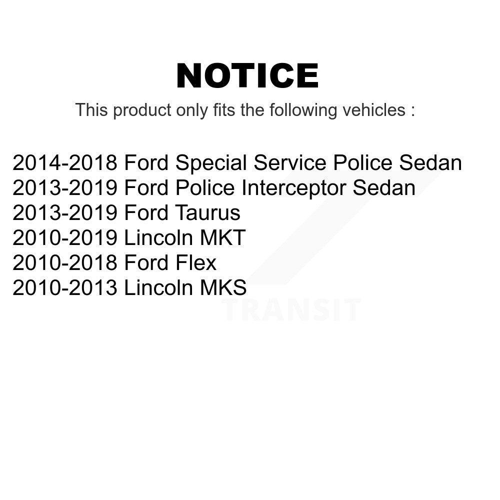 Front Suspension Control Arm And Ball Joint Assembly Link Kit For Ford Taurus Flex Lincoln Police Interceptor Sedan MKS MKT Special Service K72-101098