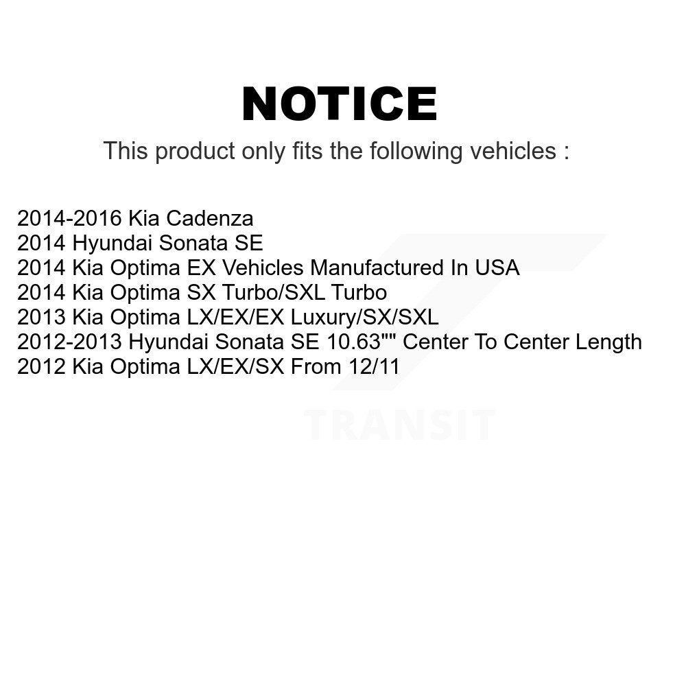 Front Suspension Control Arm And Ball Joint Assembly Link Kit For Hyundai Sonata Kia Optima Cadenza K72-100062