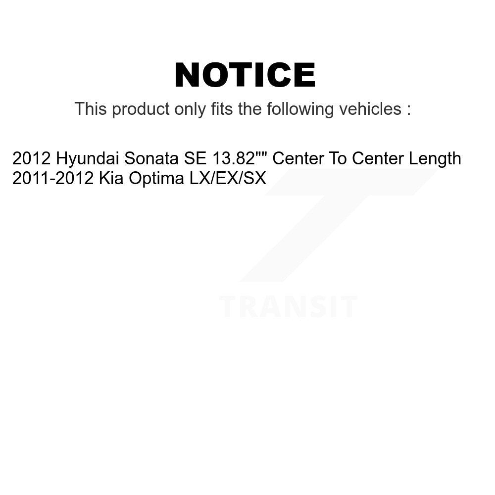 Front Suspension Control Arm And Ball Joint Assembly Link Kit For Hyundai Sonata Kia Optima K72-100092