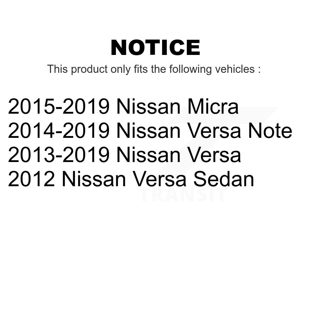 Front Suspension Control Arm And Ball Joint Assembly Link Kit For Nissan Versa Note Micra K72-100056