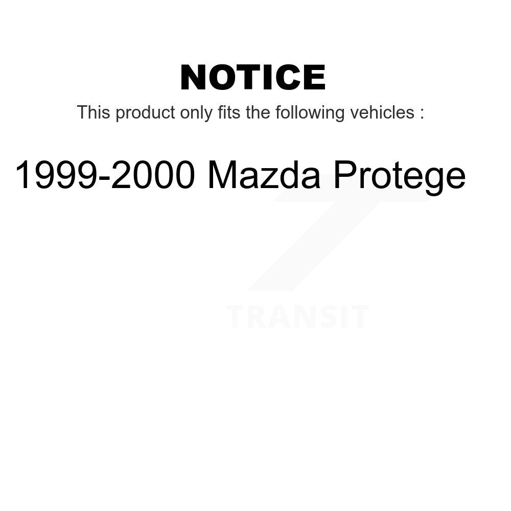 Front Suspension Control Arm And Ball Joint Assembly Stabilizer Bar Link Kit For 1999-2000 Mazda Protege KTR-100068